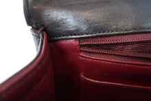 Load image into Gallery viewer, CHANEL Medium Matelasse single flap chain shoulder bag Lambskin Black/Gold hadware Shoulder bag 700090045