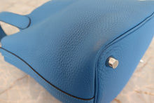 将图片加载到图库查看器,HERMES PICOTIN LOCK PM Clemence leather Blue zanzibar D刻印 Hand bag 800070176