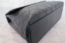 Load image into Gallery viewer, CHANEL Matelasse trapezoid hand bag Caviar skin Black/Silver hadware Hand bag 700110180