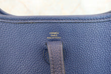 画像をギャラリービューアに読み込む, HERMES/エルメス エブリンTPM トリヨンクレマンス ブルーサフィール Y刻印 ショルダーバッグ 800050029