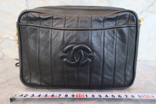 Load image into Gallery viewer, CHANEL CC mark fringe chain shoulder bag Lambskin Black/Gold hadware Shoulder bag 700090088