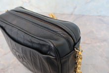 Load image into Gallery viewer, CHANEL CC mark fringe chain shoulder bag Lambskin Black/Gold hadware Shoulder bag 700090088