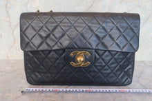 画像をギャラリービューアに読み込む, CHANEL/シャネル デカマトラッセシングルフラップチェーンショルダーバッグ ラムスキン ブラック/ゴールド金具 ショルダーバッグ 700120231
