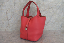 画像をギャラリービューアに読み込む, HERMES/エルメス ピコタンロックMM トリヨンクレマンス ブーゲンビリア □N刻印 ハンドバッグ 600120027