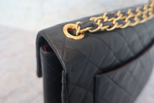 画像をギャラリービューアに読み込む, CHANEL/シャネル デカマトラッセシングルフラップチェーンショルダーバッグ ラムスキン ブラック/ゴールド金具 ショルダーバッグ 700120231