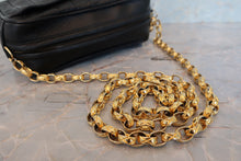 Load image into Gallery viewer, CHANEL CC mark fringe chain shoulder bag Lambskin Black/Gold hadware Shoulder bag 700090088