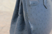 將圖片載入圖庫檢視器 HERMES/エルメス バーキン30 オーストリッチ ブルーブライトン □C刻印 ハンドバッグ 800020106