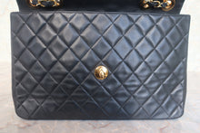 画像をギャラリービューアに読み込む, CHANEL/シャネル デカマトラッセシングルフラップチェーンショルダーバッグ ラムスキン ブラック/ゴールド金具 ショルダーバッグ 700120231