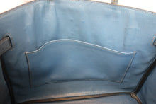 將圖片載入圖庫檢視器 HERMES/エルメス バーキン30 オーストリッチ ブルーブライトン □C刻印 ハンドバッグ 800020106