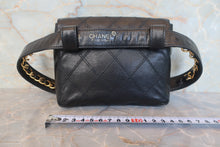 画像をギャラリービューアに読み込む, CHANEL/シャネル ビコローレウエストポーチ ラムスキン ブラック/ゴールド金具 ウエストポーチ 700120235