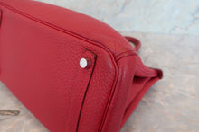將圖片載入圖庫檢視器 HERMES/エルメス バーキン30 トゴ ルージュガランス □M刻印 ハンドバッグ 700060284
