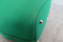 將圖片載入圖庫檢視器 HERMES/エルメス ピコタンロックエクラMM トリヨンクレマンス/ヴォースイフト ミント/ヴェールボスフォール Z刻印 ハンドバッグ 800020073