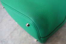 將圖片載入圖庫檢視器 HERMES/エルメス ピコタンロックエクラMM トリヨンクレマンス/ヴォースイフト ミント/ヴェールボスフォール Z刻印 ハンドバッグ 800020073