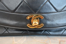將圖片載入圖庫檢視器 CHANEL/シャネル ダイアナマトラッセチェーンショルダーバッグ ラムスキン ブラック/ゴールド金具 ショルダーバッグ 800060026