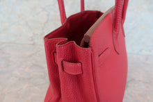 將圖片載入圖庫檢視器 HERMES/エルメス バーキン30 トゴ ルージュガランス □M刻印 ハンドバッグ 700060284