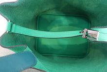 將圖片載入圖庫檢視器 HERMES/エルメス ピコタンロックエクラMM トリヨンクレマンス/ヴォースイフト ミント/ヴェールボスフォール Z刻印 ハンドバッグ 800020073