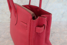 將圖片載入圖庫檢視器 HERMES/エルメス バーキン30 トゴ ルージュガランス □M刻印 ハンドバッグ 700060284