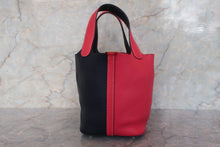 画像をギャラリービューアに読み込む, HERMES/エルメス ピコタンロックカザックPM トリヨンクレマンス ローズエクストリーム/ブルーニュイ D刻印 ハンドバッグ 700110168