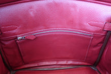 將圖片載入圖庫檢視器 HERMES/エルメス バーキン30 トゴ ルージュガランス □M刻印 ハンドバッグ 700060284