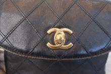 画像をギャラリービューアに読み込む, CHANEL/シャネル ビコローレウエストポーチ ラムスキン ブラック/ゴールド金具 ウエストポーチ 700120235