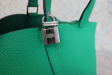 將圖片載入圖庫檢視器 HERMES/エルメス ピコタンロックエクラMM トリヨンクレマンス/ヴォースイフト ミント/ヴェールボスフォール Z刻印 ハンドバッグ 800020073
