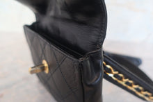 画像をギャラリービューアに読み込む, CHANEL/シャネル ビコローレウエストポーチ ラムスキン ブラック/ゴールド金具 ウエストポーチ 700120235