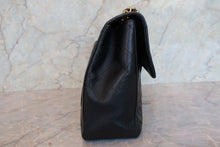 Load image into Gallery viewer, CHANEL Big Matelasse single flap chain shoulder bag Lambskin Black/Gold hadware Shoulder bag 700090066