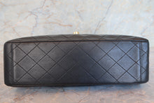 Load image into Gallery viewer, CHANEL Big Matelasse single flap chain shoulder bag Lambskin Black/Gold hadware Shoulder bag 700090066