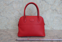 将图片加载到图库查看器,HERMES/BOLIDE 27 Epsom leather Rouge casaque T刻印 Shoulder bag 800080048