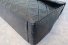 Load image into Gallery viewer, CHANEL Big Matelasse single flap chain shoulder bag Lambskin Black/Gold hadware Shoulder bag 700090066