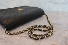 画像をギャラリービューアに読み込む, CHANEL/シャネル マトラッセWフラップチェーンショルダーバッグ ラムスキン ブラック/ゴールド金具 800060217