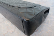 Load image into Gallery viewer, CHANEL Big Matelasse single flap chain shoulder bag Lambskin Black/Gold hadware Shoulder bag 700090066