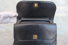 画像をギャラリービューアに読み込む, CHANEL/シャネル マトラッセWフラップチェーンショルダーバッグ ラムスキン ブラック/ゴールド金具 800060217