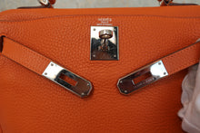 將圖片載入圖庫檢視器 HERMES/エルメス ケリー28 トリヨンクレマンス オレンジ ショルダーバッグ 800020129