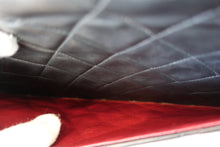 Load image into Gallery viewer, CHANEL Big Matelasse single flap chain shoulder bag Lambskin Black/Gold hadware Shoulder bag 700090066