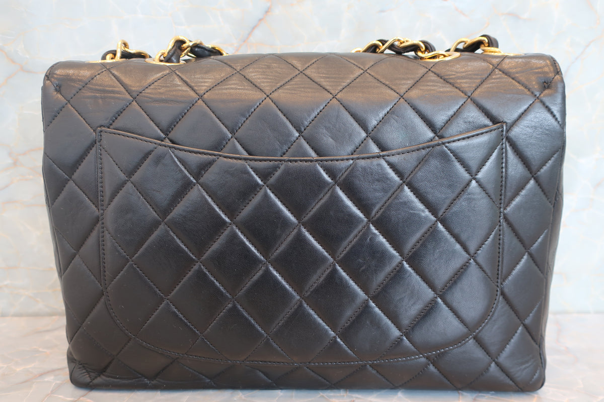 CHANEL★シャネル 中マトラッセシングル ラムスキン Aランク CHANEL/シャネル 中マトラッセシングルフラップチェーン