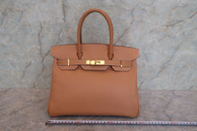 画像をギャラリービューアに読み込む, HERMES/エルメス バーキン30 クシュベル ナチュラル 〇Z刻印 ハンドバッグ 700090213