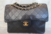 画像をギャラリービューアに読み込む, CHANEL/シャネル マトラッセWフラップWチェーンショルダーバッグ ラムスキン ブラック/ゴールド金具 ショルダーバッグ 700100120