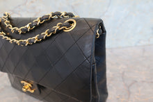 画像をギャラリービューアに読み込む, CHANEL/シャネル マトラッセWフラップWチェーンショルダーバッグ ラムスキン ブラック/ゴールド金具 ショルダーバッグ 700100120