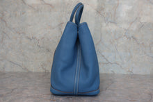 將圖片載入圖庫檢視器 HERMES/エルメス ガーデンパーティPM ネゴンダ アズール □O刻印 トートバッグ 800020132