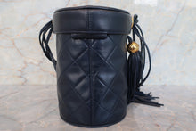 Load image into Gallery viewer, CHANEL Matelasse fringe shoulder bag Lambskin Navy/Gold hadware Shoulder bag 700110179
