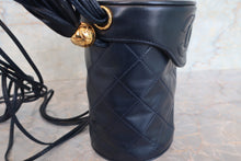 Load image into Gallery viewer, CHANEL Matelasse fringe shoulder bag Lambskin Navy/Gold hadware Shoulder bag 700110179