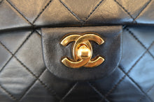 画像をギャラリービューアに読み込む, CHANEL/シャネル マトラッセWフラップWチェーンショルダーバッグ ラムスキン ブラック/ゴールド金具 ショルダーバッグ 700100120