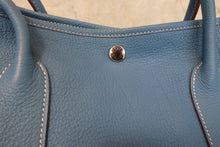 將圖片載入圖庫檢視器 HERMES/エルメス ガーデンパーティPM ネゴンダ アズール □O刻印 トートバッグ 800020132