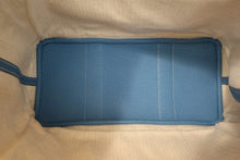 將圖片載入圖庫檢視器 HERMES/エルメス ガーデンパーティPM ネゴンダ アズール □O刻印 トートバッグ 800020132