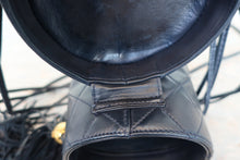 Load image into Gallery viewer, CHANEL Matelasse fringe shoulder bag Lambskin Navy/Gold hadware Shoulder bag 700110179