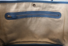 將圖片載入圖庫檢視器 HERMES/エルメス ガーデンパーティPM ネゴンダ アズール □O刻印 トートバッグ 800020132