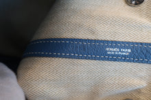 將圖片載入圖庫檢視器 HERMES/エルメス ガーデンパーティPM ネゴンダ アズール □O刻印 トートバッグ 800020132