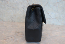 Load image into Gallery viewer, CHANEL Mini Matelasse single flap chain shoulder bag Lambskin Black/Gold hadware Shoulder bag 800020241