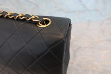 Load image into Gallery viewer, CHANEL Mini Matelasse single flap chain shoulder bag Lambskin Black/Gold hadware Shoulder bag 800020241
